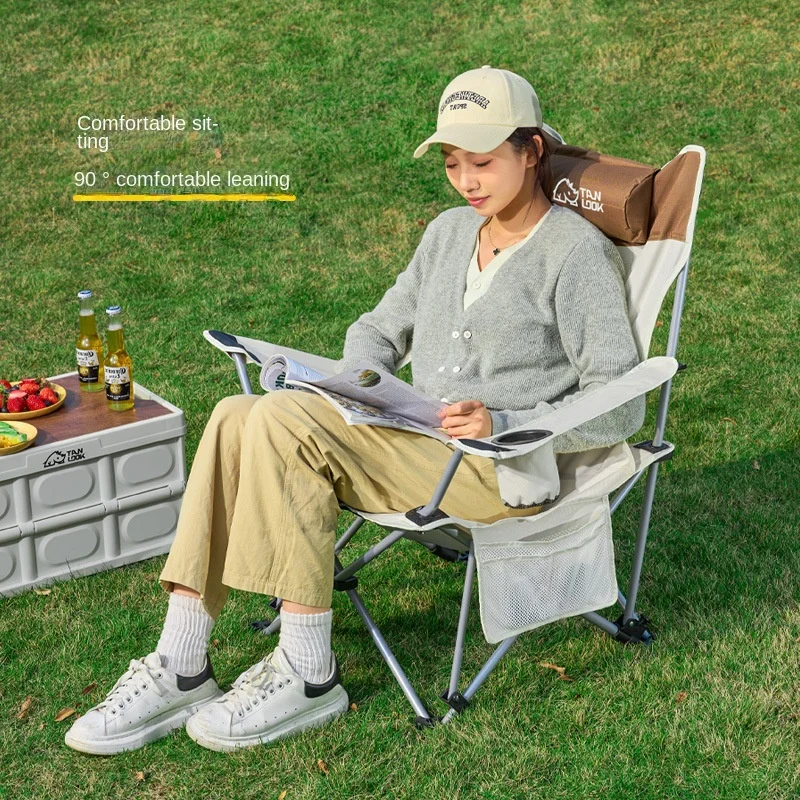 Adjustable Outdoor Folding Recliner Portable Ultra-light Fishing Chair Lunch Break Camping Director Chair Art Student Stool