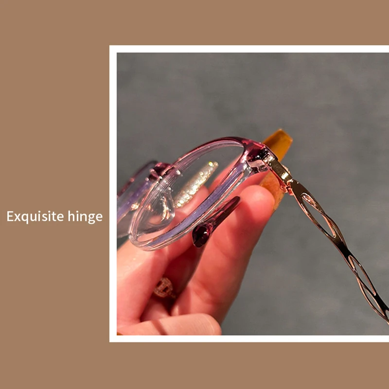 Japanese Cat-eye TR90 Ladies Myopia Glasses Frame Color Matching Wine Red Flat Mirror Optical Prescription Eyeglasses A-23081