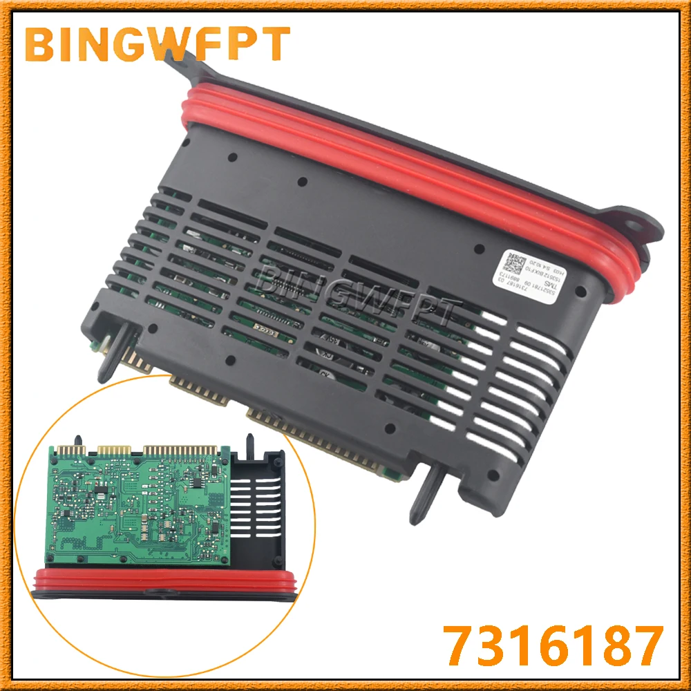 

Модуль драйвера автомобильных фар TMS 63117355073 7316187 для BMW 3, 4, 5 серии X5 X6 2012-2019, блок управления ксеноновым балластом