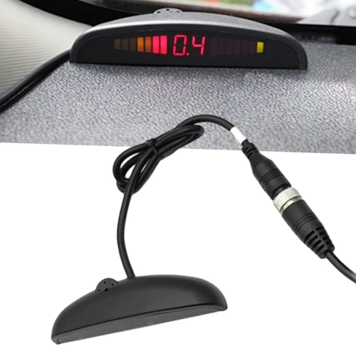 Imagen 2 del producto Kit de 4 sensores de estacionamiento con pantalla LED Parktronic para coche, Radar de respaldo de marcha atrás para camioneta, camionetas, camionetas, Campar, Rv, camión, Detector de remolque