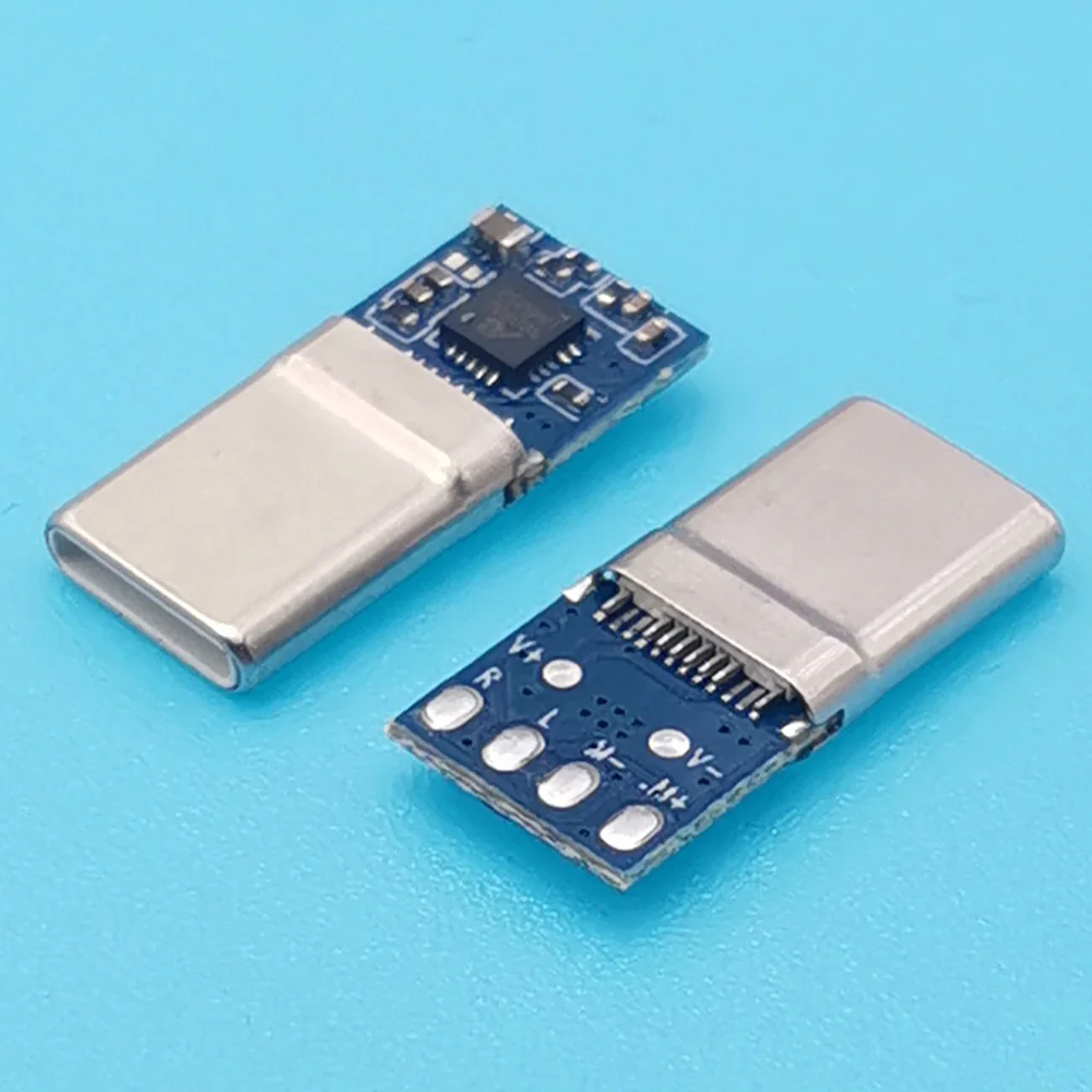1 szt. USB typ c cyfrowy audio męski 3.5mm słuchawki DIY modyfikacja adapter wtyczka 4 punkty lutowania złącza audio usb-c — zdjęcie 5