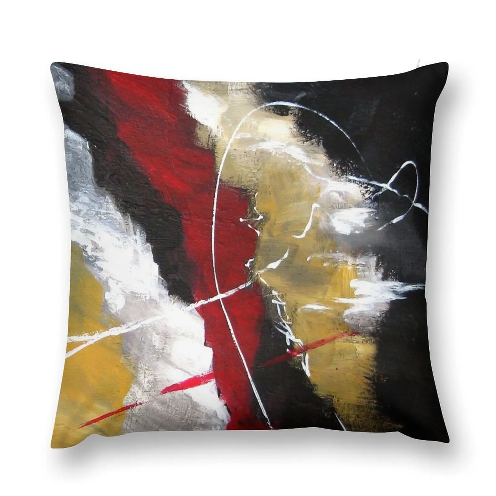 Red Passion Modern Abstract Throw Pillow Sofa Cushions Covers Decorative Pillow Covers For Sofa Couch Cushions pillow