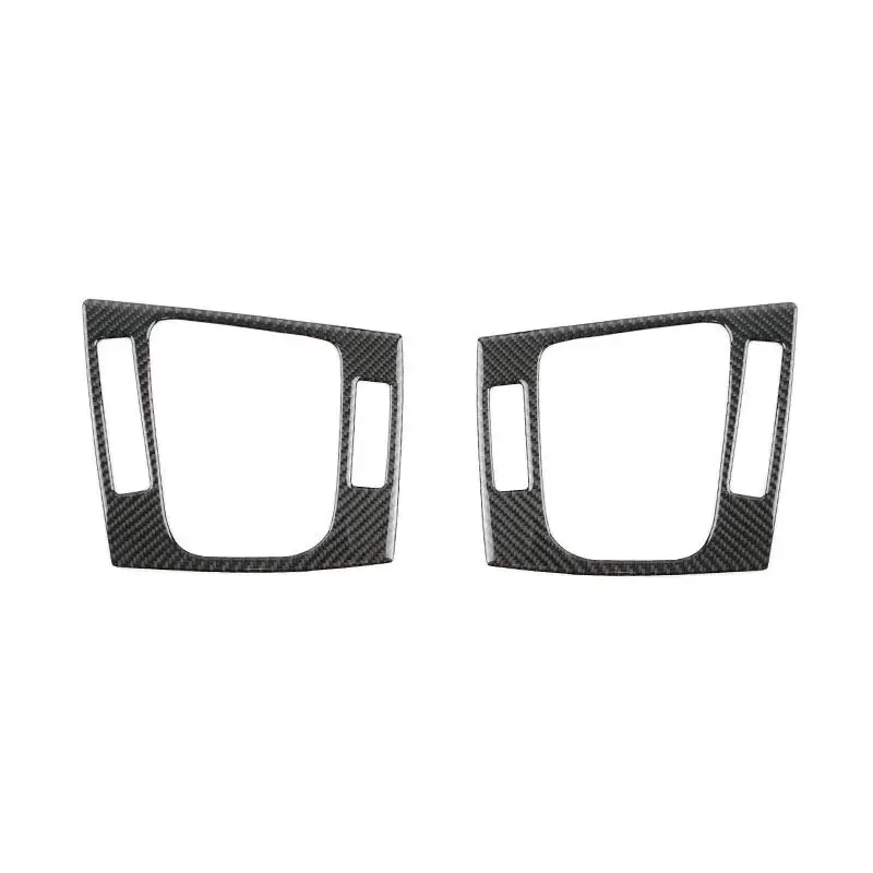 For BMW 3 Series E46 1999 2000 2001 2002 2003 2004 Soft Carbon Fiber Car Interior Gear Shift Panel Trim Frame Cover Decoration