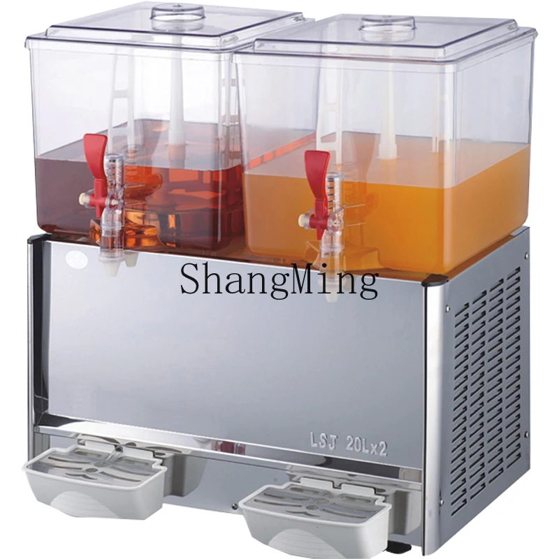 

ZYY commercial double-cylinder mixing self-service automatic beverage machine hot and cold juicer