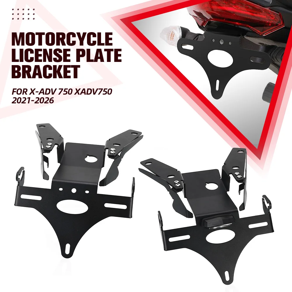 

Motorcycle License Plate Holder Tail Light Bracket Fender Eliminator FOR HONDA X-ADV 750 XADV750 2021 2022 2023 2024 2025 2026