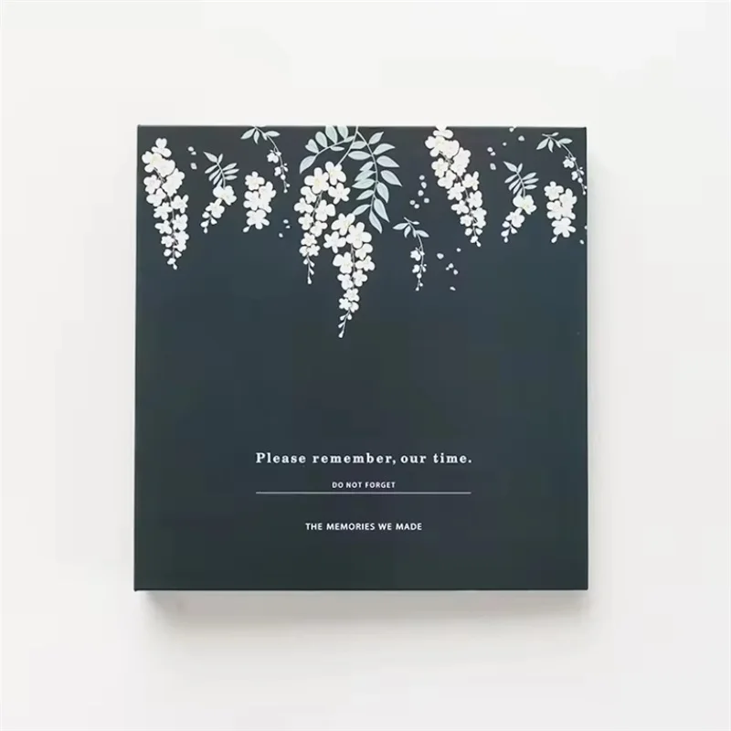 

Simple Specimens Leaves Dried Flowers Album Loose-leaf Self-adhesive Photo Album Creative DIY Handmade Photo album Festival Gift