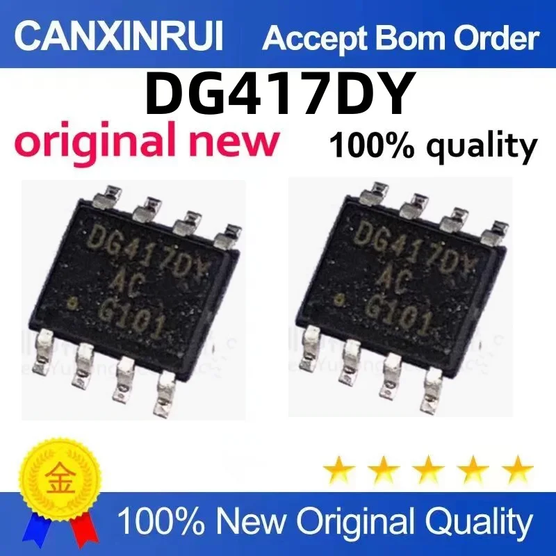 （10 pieces）DG417DY DG417 417D SOP-8 Precision CMOS Analog Switch IC