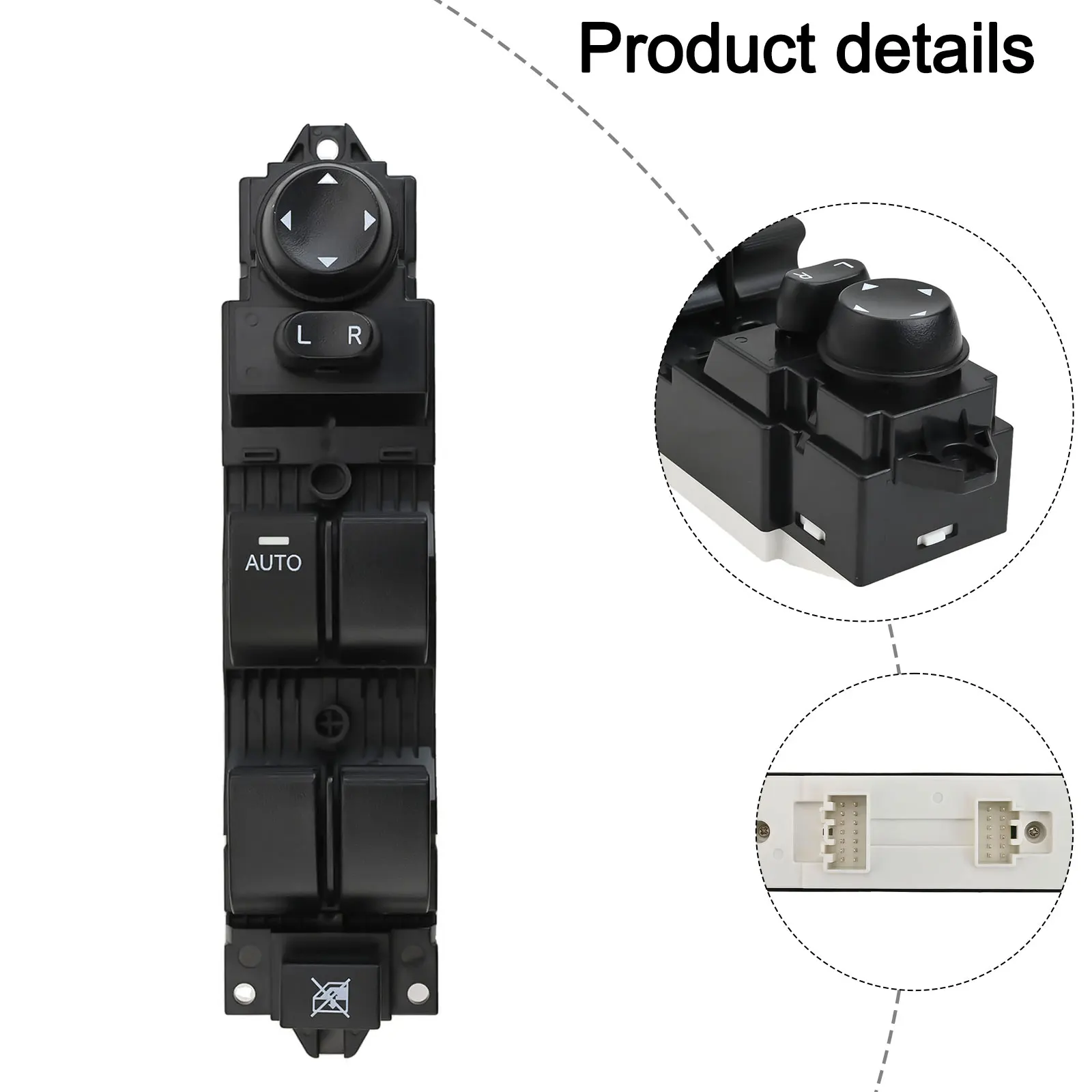 Automotive Window Lifter Control Switch for Mazda For Three from Year Model Two Thousand Ten to Two Thousand Thirteen