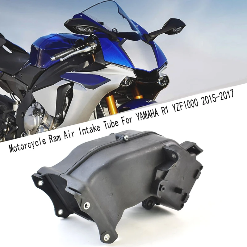 

AU04-мотоцикл Ram воздухозаборная трубка воздухозаборная труба для YAMAHA R1 YZF1000 2015-2017