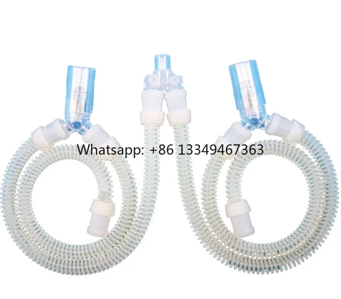 Disposable Heated Breathing Circuit 15mm Pediatric Circuit with Wire Heated Breathing Circuit for Child Use