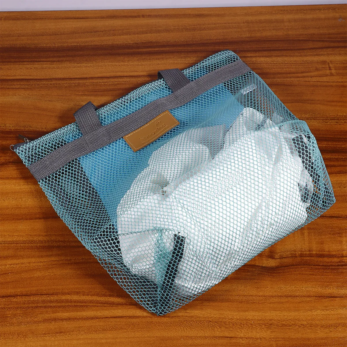 

2Pcs Extra Thick Mesh Beach Tote Bag for Toiletries Swim Gear Sand Drainage Gym Pool Travel Camping Dorm Hotel Use