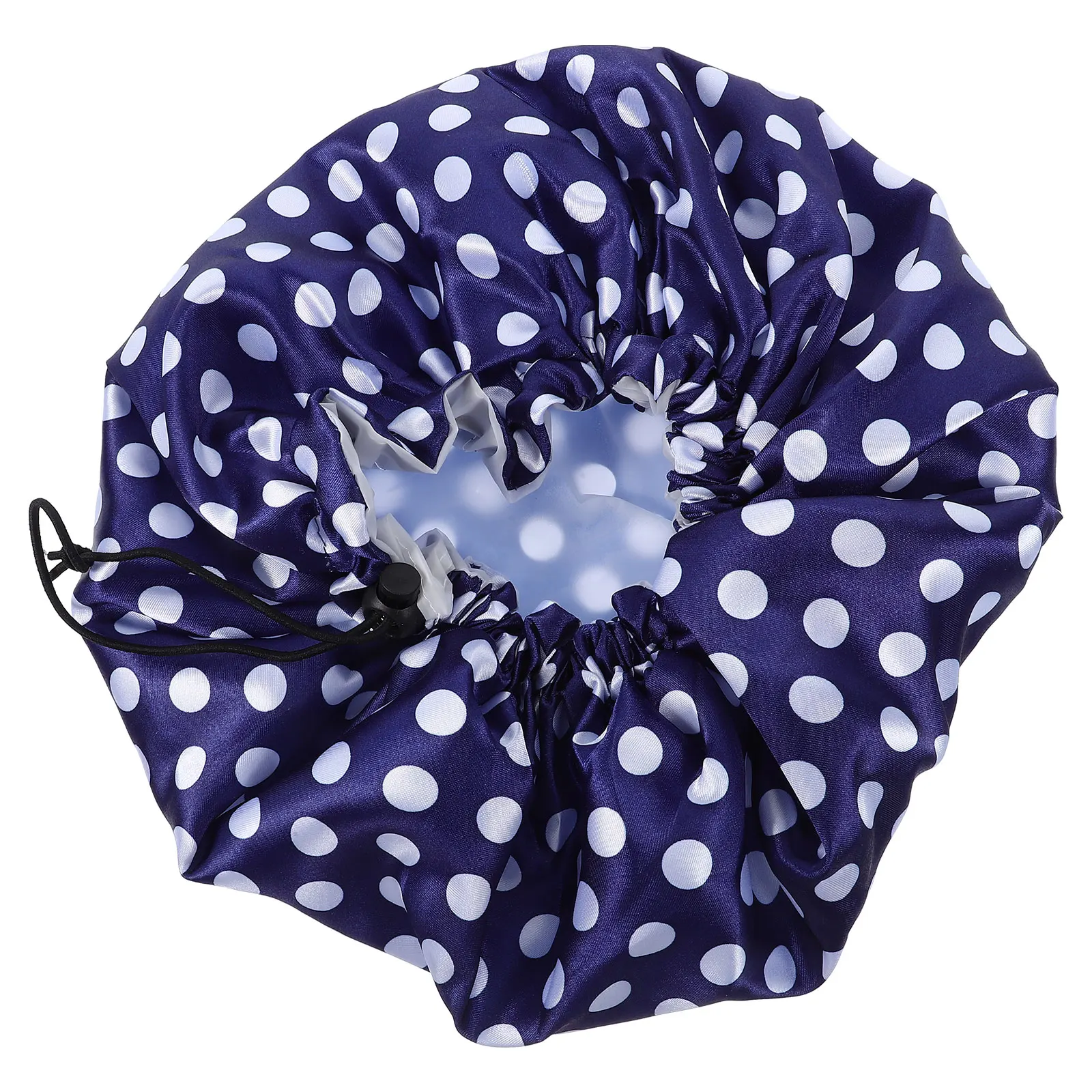 

Waterproof Shower Women Hair Cap Double Layer EVA Bath Sauna Kitchen Smoke Protection Large Women Bathing Hat Size Reusable