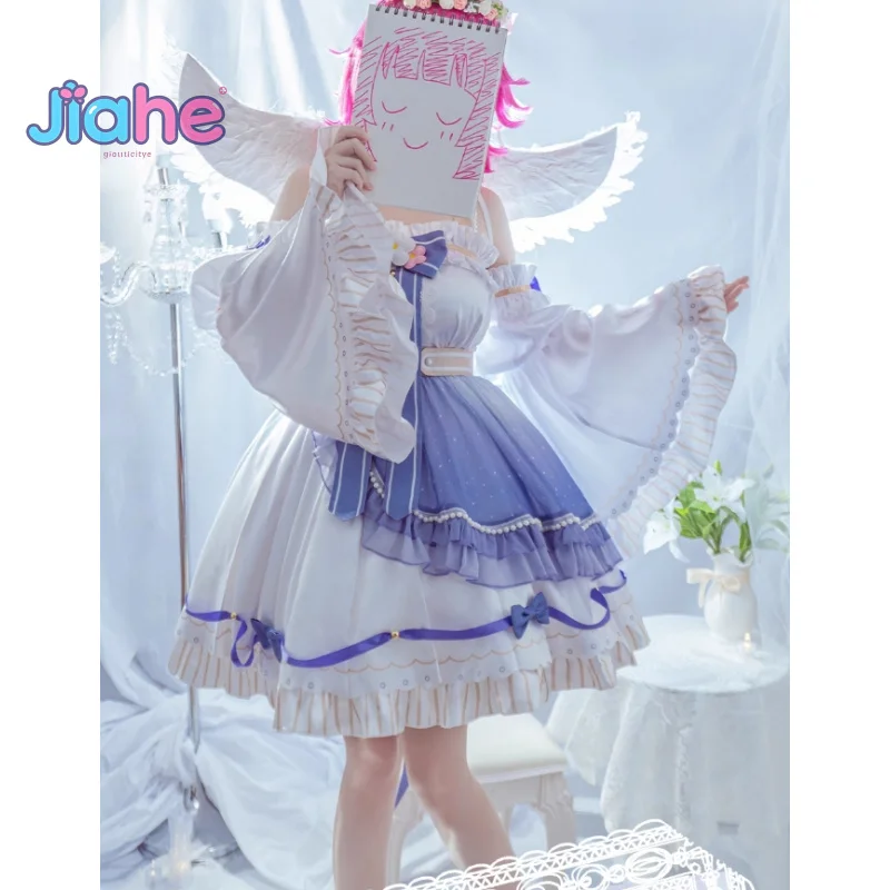 حب الحياة! كونو كاناتا يوكي سيتسونا إيما فيردي تينوي رينا ميفوني شيوريكو أوساكا شيزوكو أزياء تنكرية طقم فستان الهالوين