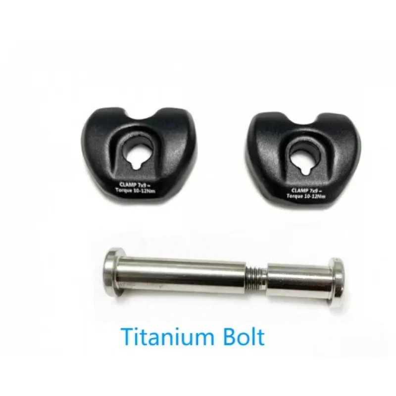 For Factor OSTRO V.A.M O2/O2 VAM SeatPost Titanium/Steel Screws Saddle Clamp Aluminium Mast Cap Repairing Part 7*7/9/10 Rails