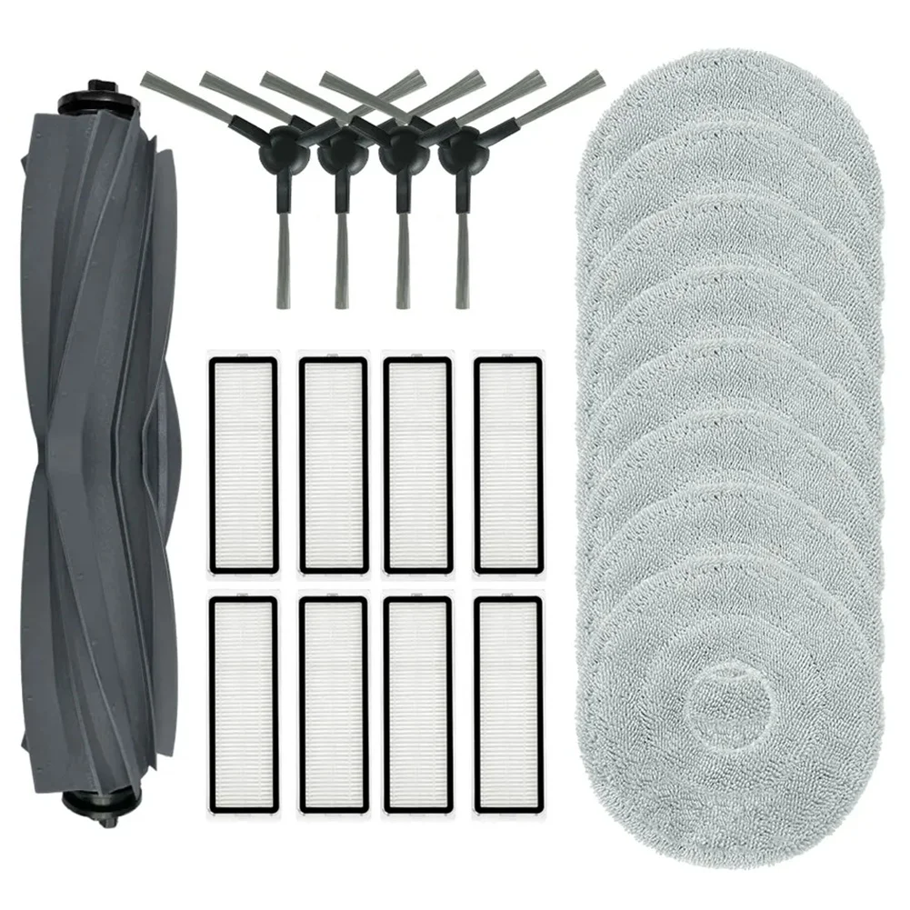 قطع غيار مكنسة كهربائية روبوت ، فرشاة جانبية رئيسية ، قماش ممسحة ، فلاتر هيبا ، إكسسوارات ، مناسبة لمكنسة Dreame L10s Pro Gen 2