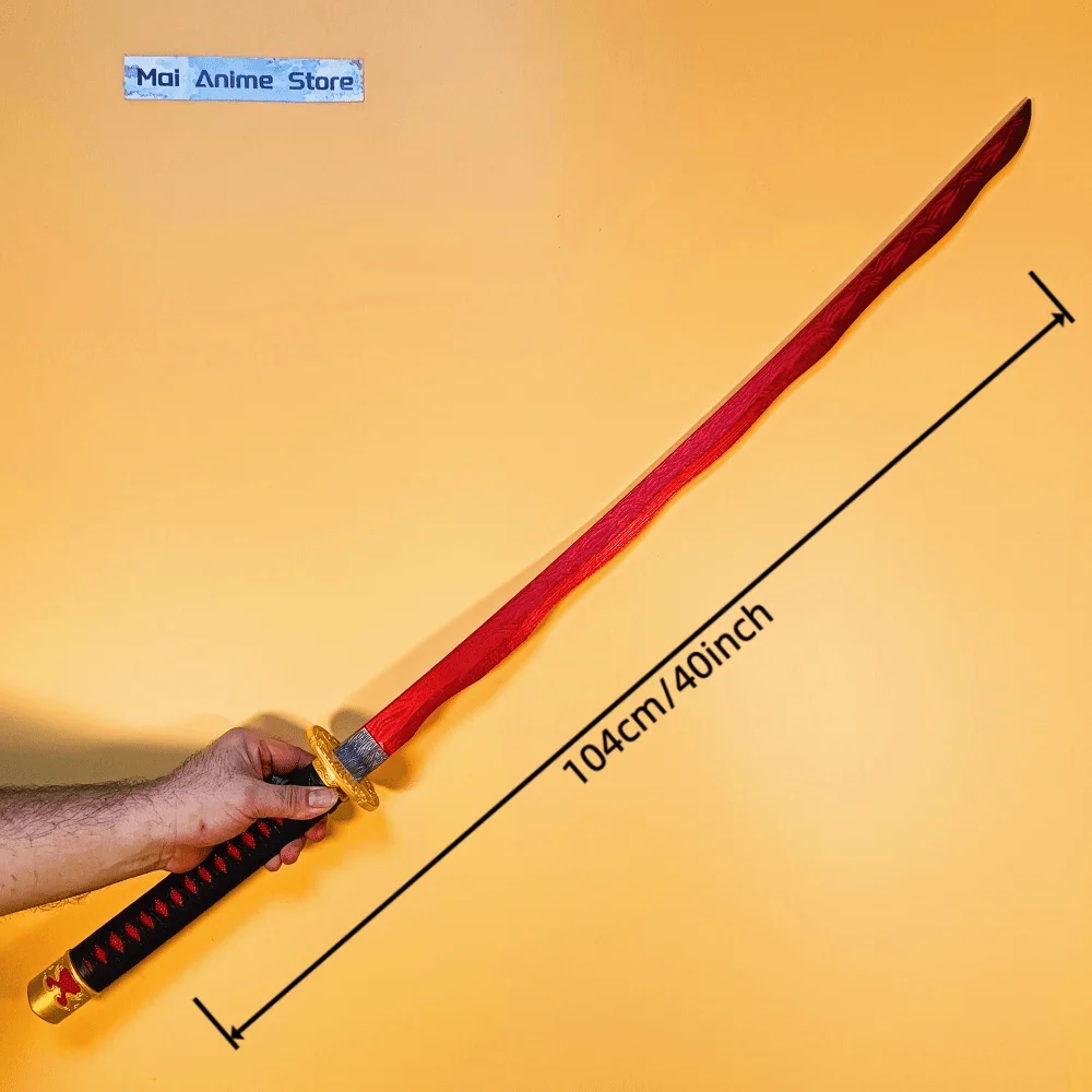 ดาบคาตานะเอลเดนขนาด 40 นิ้ว ทำจากไม้ สำหรับคอสเพลย์อนิเมะ ดาบซามูไร ดาบคาตานะญี่ปุ่นขนาดเท่าของจริง ไม่คม ของเล่น ของขวัญ