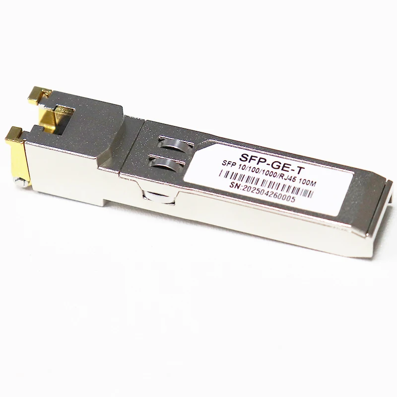 Módulo SFP porta Ethernet módulo SFP RJ45 Switch Gigabit 10/100/1000M conector SFP Cobre RJ45