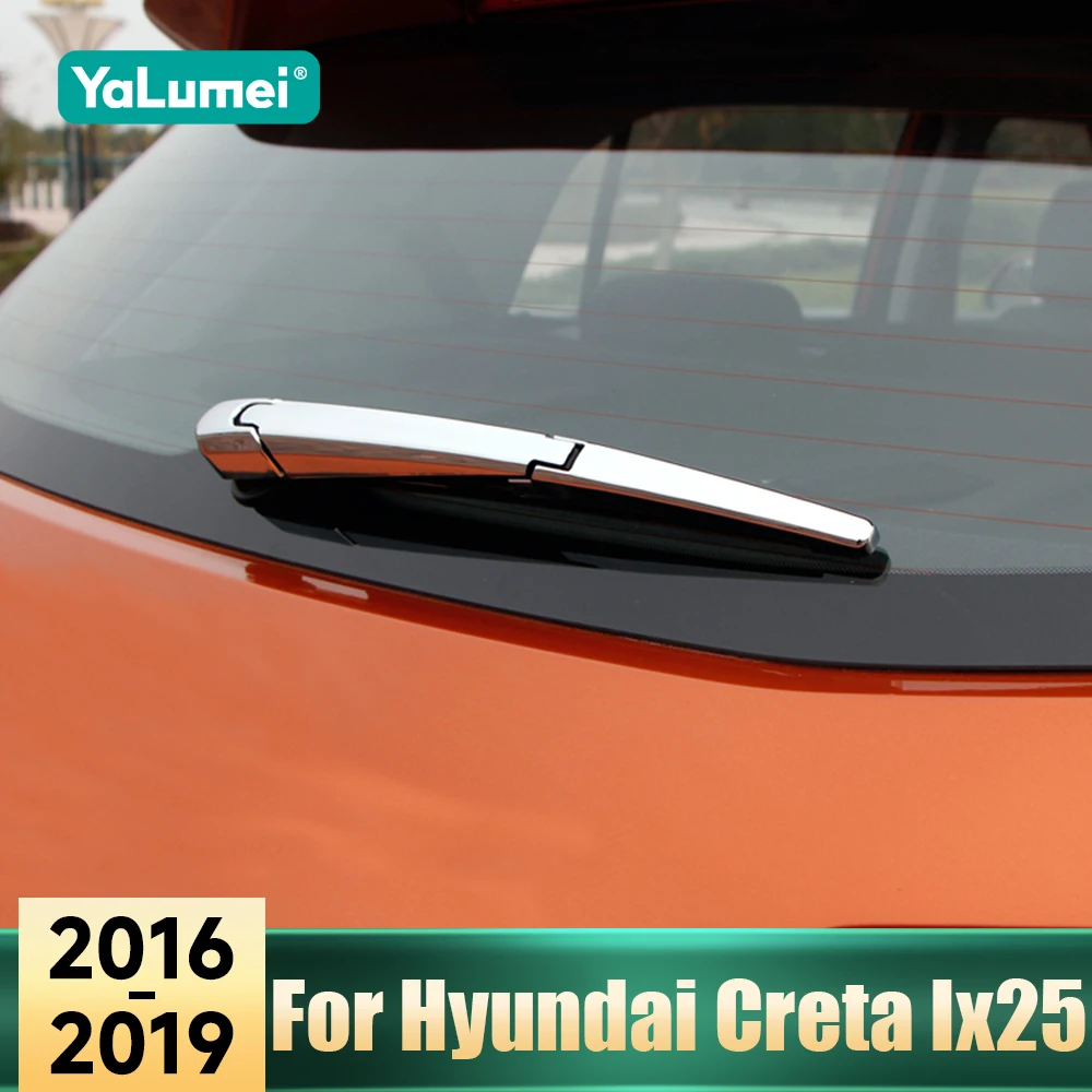 

For Hyundai Creta ix25 2016 2017 2018 2019 Car Rear Wiper Trim Strip Decoration Frame Protector Guard Covers Accessories
