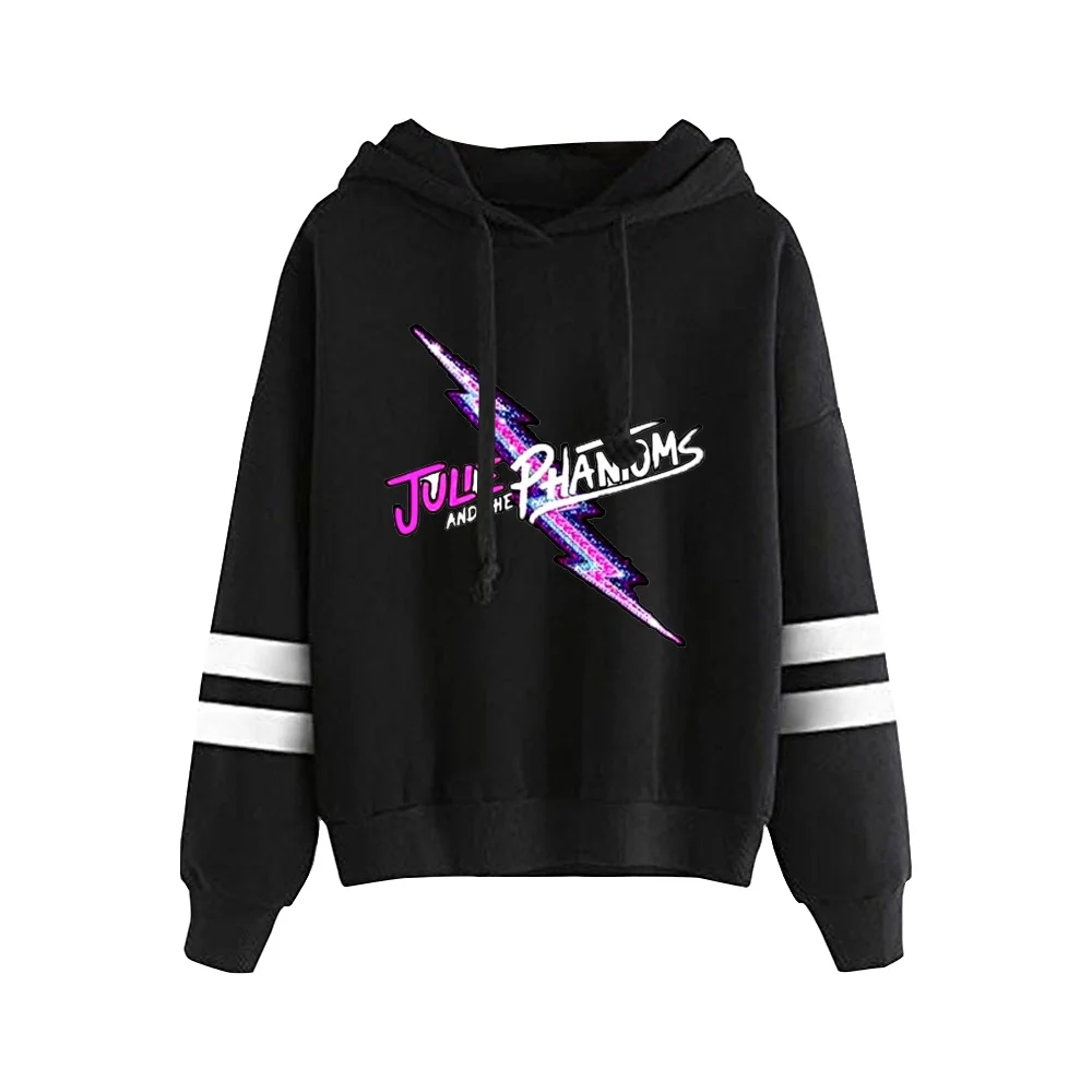 Julie and the Phantoms Hoodie Pocketless Sleeve Women Men Sweatshirt Harajuku Streetwear Sunset Curve Merch Clothes Plus Size