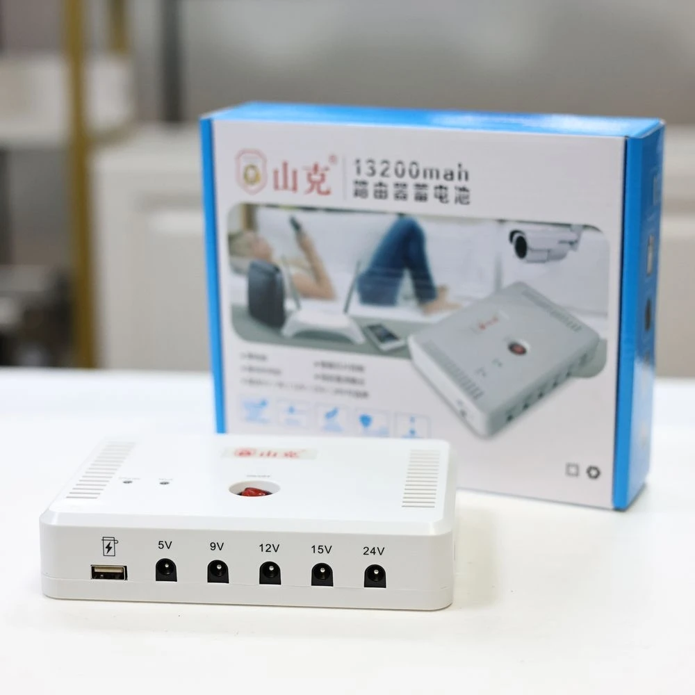 SK-616 قدرة عالية 13200 مللي أمبير UPS بطارية احتياطية إمدادات الطاقة غير المنقطعة 5 فولت 9 فولت 12 فولت 15 فولت 24 فولت للأدوات الإلكترونية