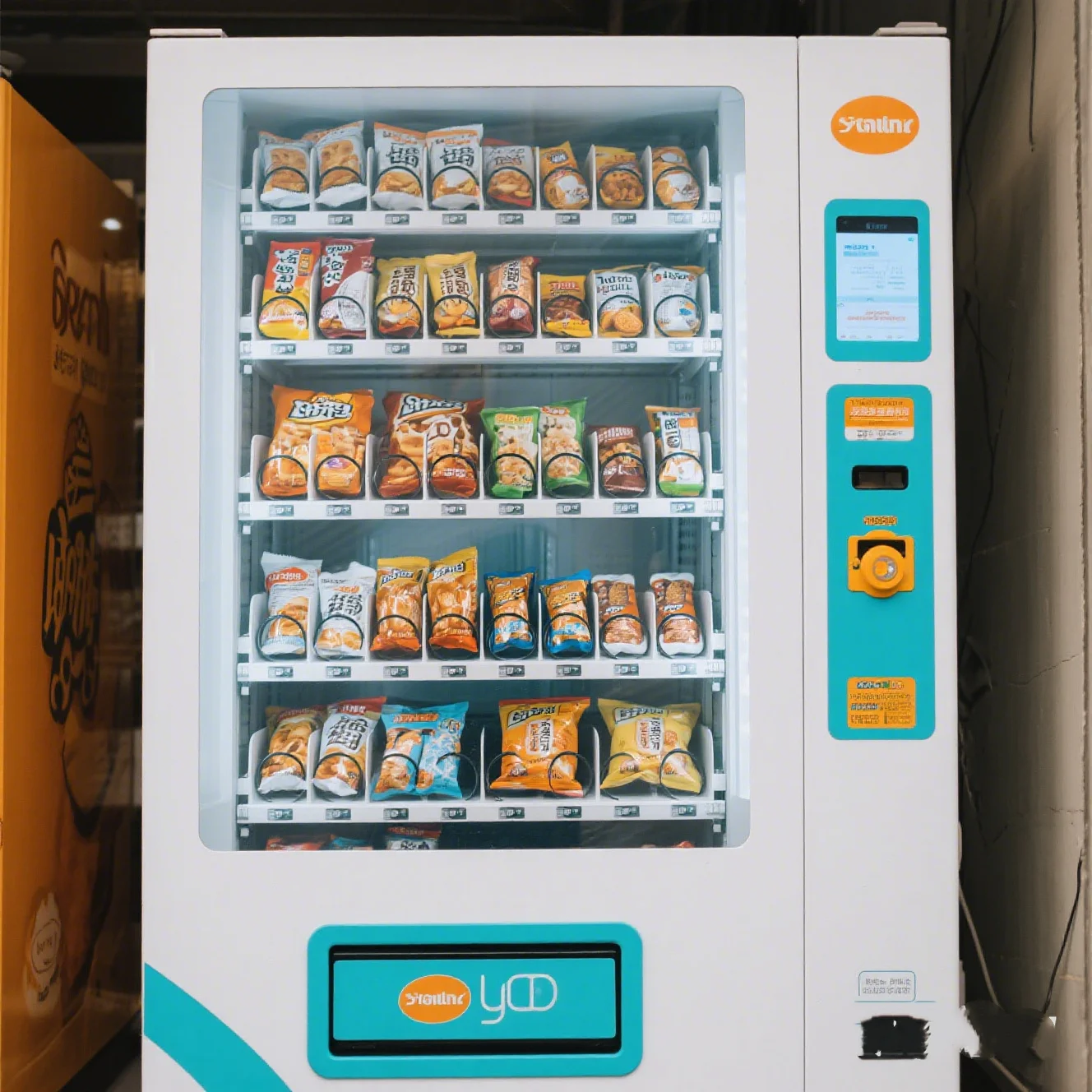 

Комбинированный торговый автомат Smart Snack Machines: индивидуальная настройка, продажа еды и напитков, включая бутылки с водой