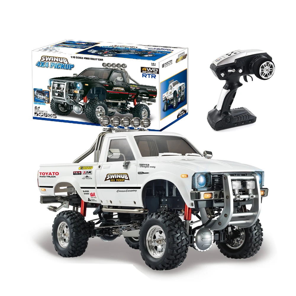 Remote Control Climbing Car RC Car Toys For Children HG-P409-White-3 1/10 2.4G Four-wheel Drive Off-road Vehicle Truck