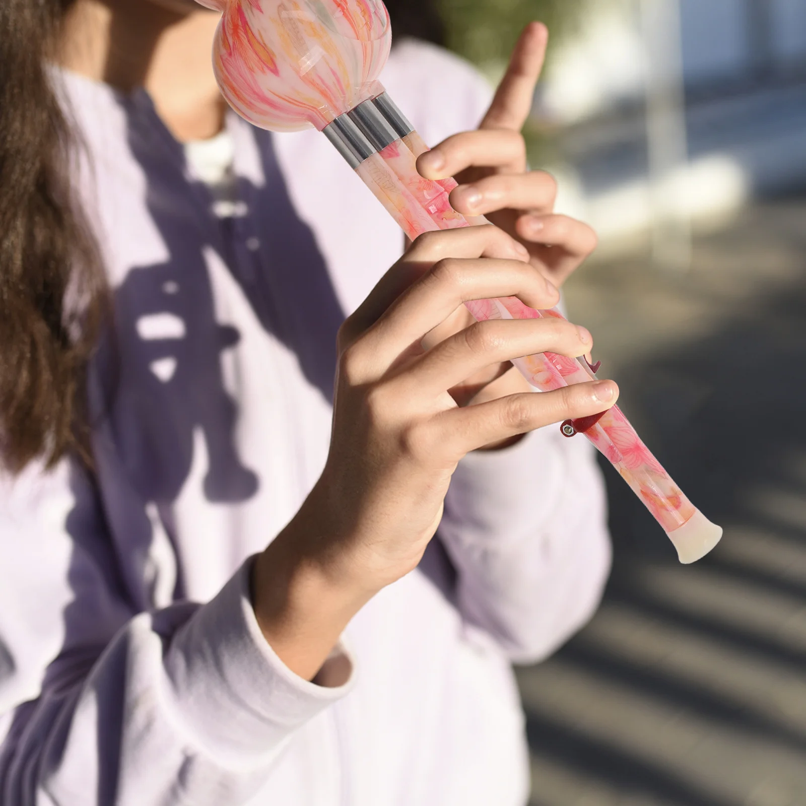 

C Key Chinese Hulusi Flute Butterfly Color Traditional Cucurbit Musical Instrument for Beginner Student Practice and Performance