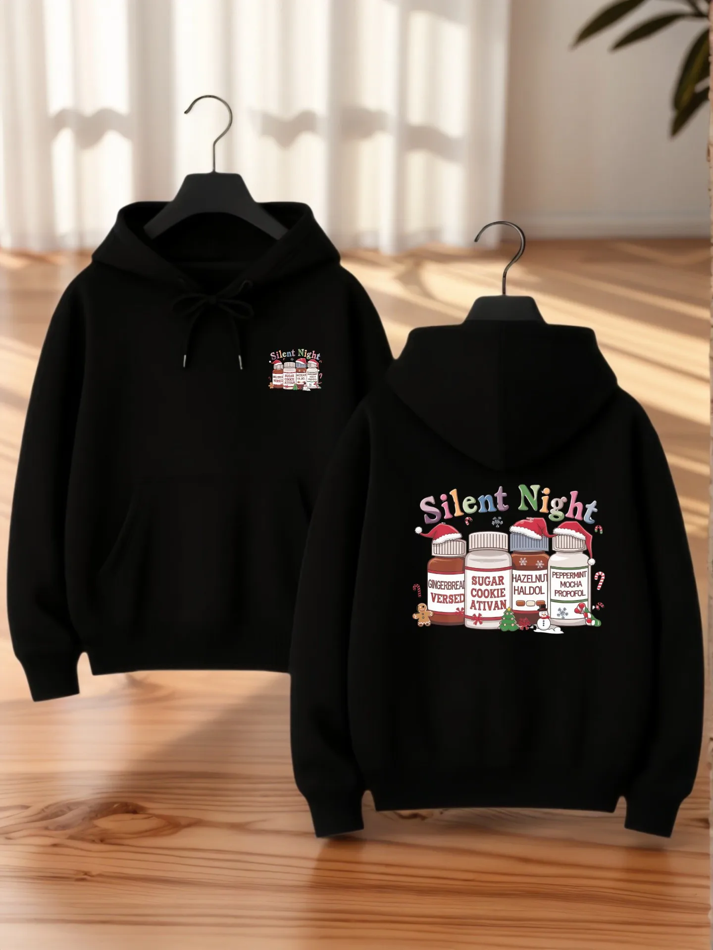 

Graphic Hoodie, Havoc Wordsmith Print, Streetwear Style, Soft Fabric, Casual Everyday Wear, For Young Men