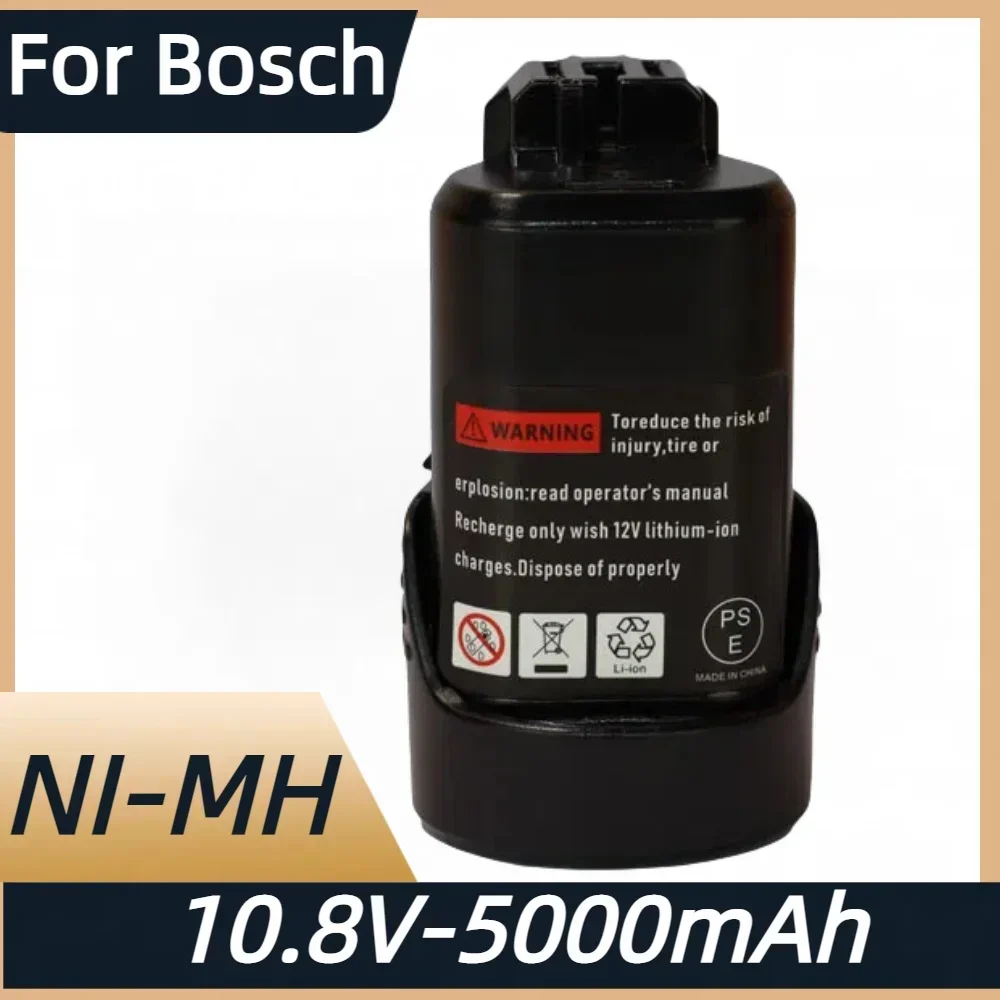 

10.8V 5000mAh Li-ion Battery For Bosch TSR1080 GSR10.8-2 GSA10.8V Power Tool Battery