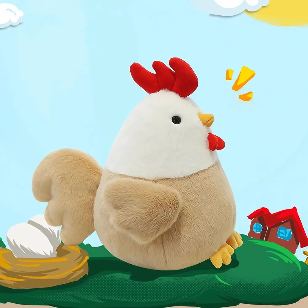 

Креативная 8-дюймовая игрушка в форме курицы, мягкая подушка с имитацией животного, подарки для детей