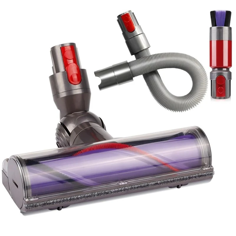 A11R Quick-Release Motor Head Cleaner Replacement For Dyson V7 V8 V10 V11 V15,With Flexible Extension Hose And Dust Brush