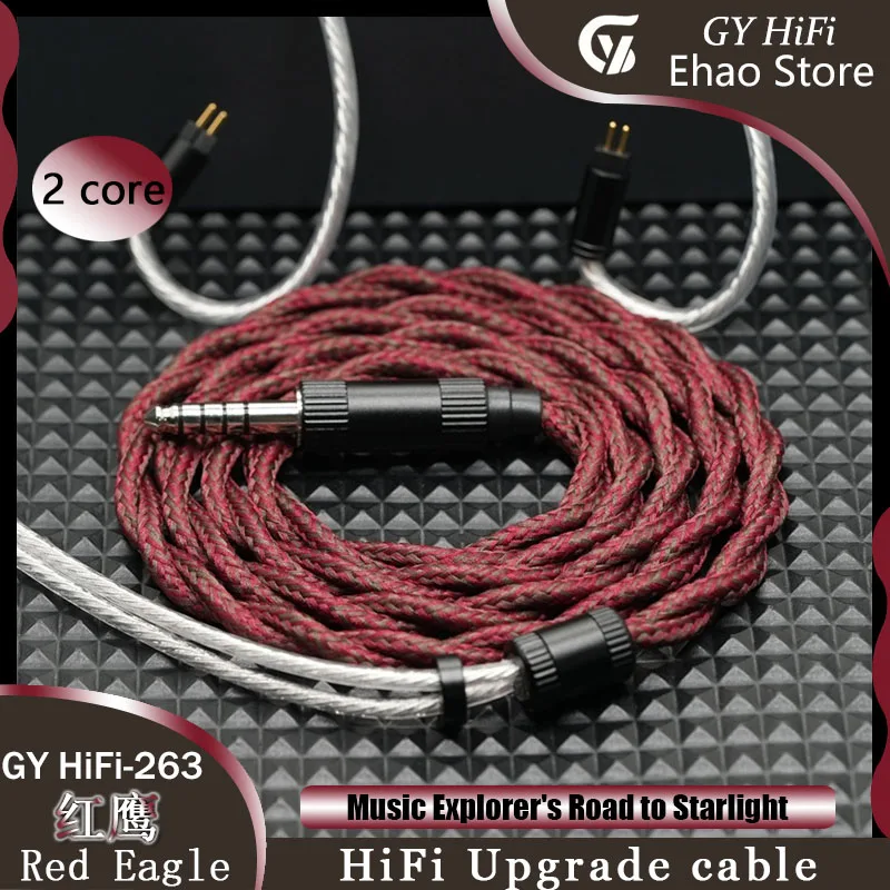 gy-hifi-263-aigle-rouge-haute-purete-monocristallin-cuivre-plaque-argent-ecouteur-cable-de-mise-a-niveau-44mm-2pin-mmcx-pour-dunu-titan-s2