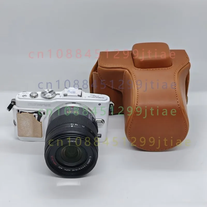 

Leather case for OLYMPUS Pen E-PL6 E-PL5 E-PM2 EPL6 EPL5 EPM2 Camera bag