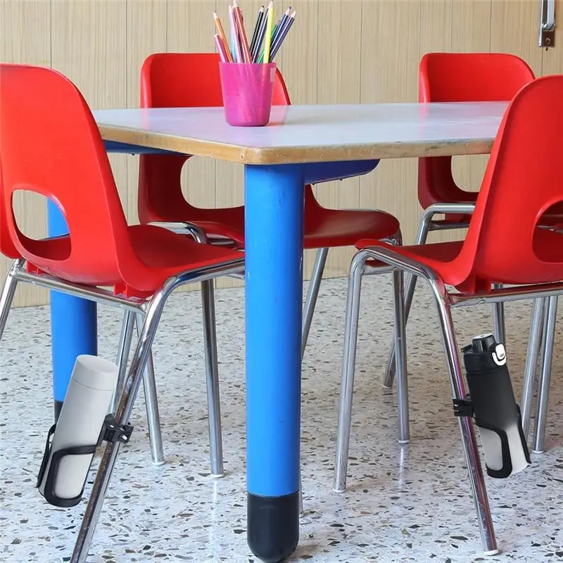 AB11-Water Bottle Holder 360° Rotating 12 Pcs For Classroom Desk Cupholder Back To School Gift