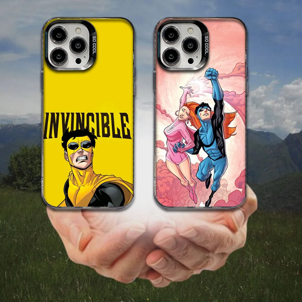 

Invincible Mark Atom Eve Phone Case For iPhone 16,15,14,13,12,11,8,7,Pro,Max,Plus,Mini,XS,SE Anti Fall Black Matte Hard