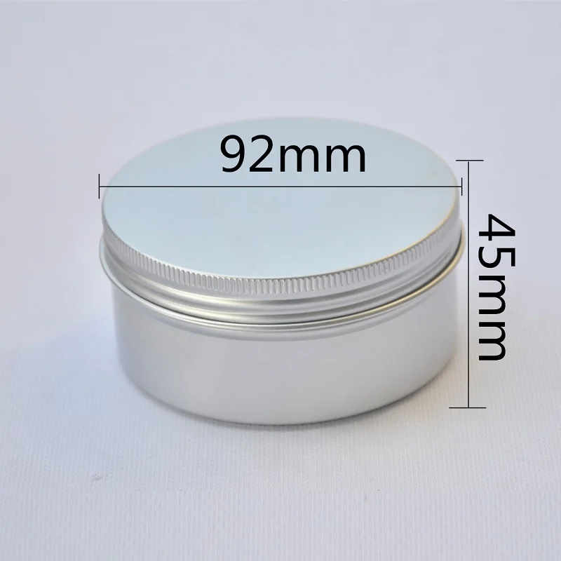 200g aluminum jar pot tin cosmetic eye shadow container power case cream jar gel essence art nail skin care Cosmetic Packaging