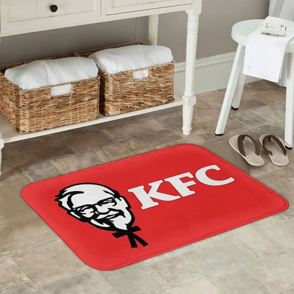 K-KFC-S Non-slip Doormat Floor Mat Sand Scraping Carpet Rug for Kitchen Entrance Home Bathroom Living room Footpad Mats