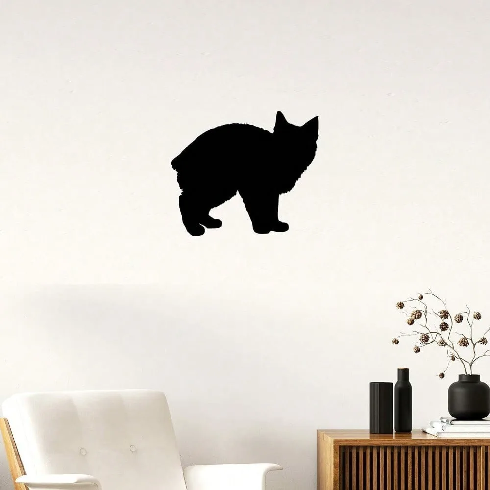 

Cat Breeds Silhouette Metal Wall Art Home Decor Hanging Plaque