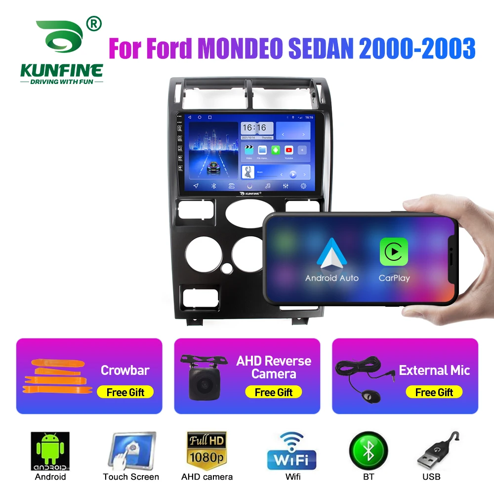 

Автомобильный радиоприемник для Ford MONDEO SEDAN 2000-2003 2Din Android Автомобильная стерео DVD GPS-навигационный плеер Мультимедиа Android Auto Carplay