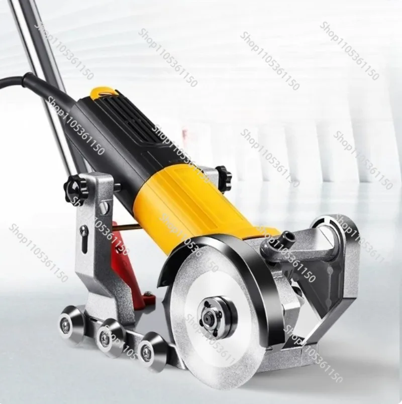 Electric Angle Grinder for Grout Sealing - Tile Grout Cleaning Machine with Stand, Tile Cutting, Grooving & Polishing Tool