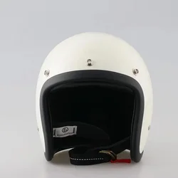 TT & COCASCOS Vintage para motocicleta, Casco de fibra de vidrio, carcasa de peso ligero, cara abierta, japonés, alta calidad