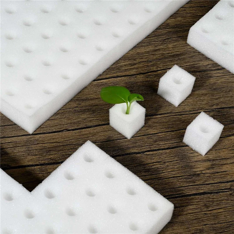 600 Pcs Sponge Squares For Hydroponics, Hydroponic Sponge Planting Tool - Greenhouse Hydroponic Sponge - Square Sponges Durable-