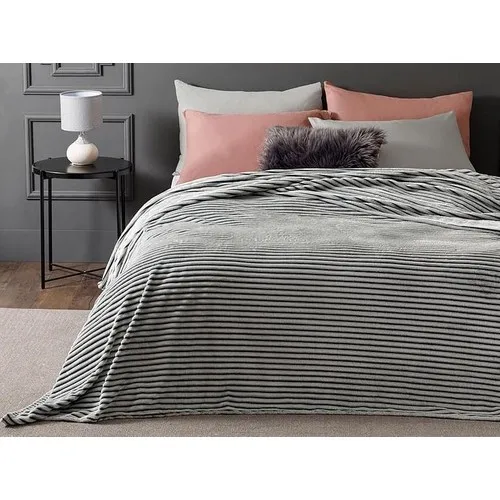 Unicolor Multi-Purpose Super Soft Double Blanket & Bed Cover Anthracite