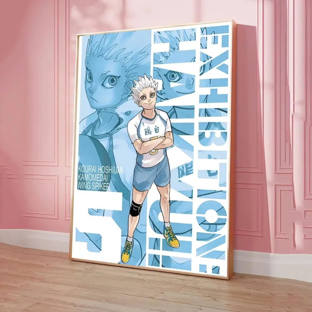 Japan Anime Haikyuu Poster Classic Vintage Poster HD Quality Wall Art Poster retrò per la decorazione della parete della stanza di casa