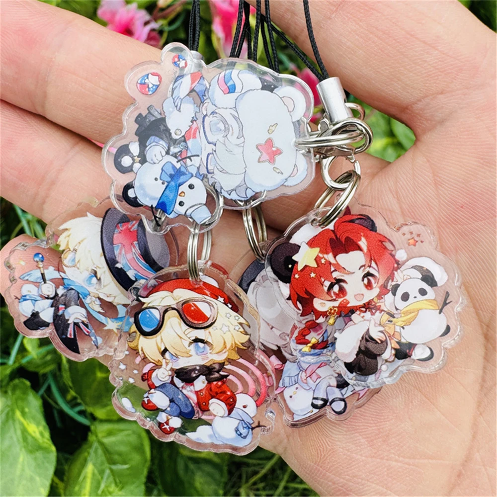 Anime Country Humans US UK FR CN RUS Cosplay Costumes Mobile Phone Pendant Accessories Prop