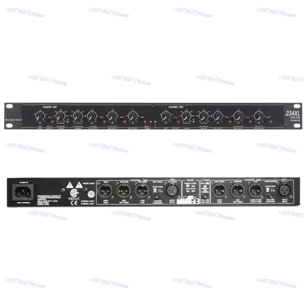 

234XL/XS home, performance subwoofer professional two-channel three-way frequency electronic divider