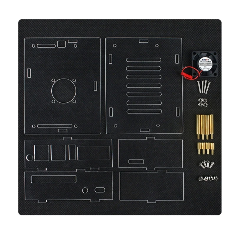 Visionfive 2 RISC-V Papan Casing Akrilik Kotak Pelindung Cangkang Transparan StarFive