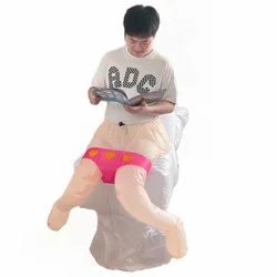 2024 Toilet Inflatable Costume Family Parent-child Entertainment Funny Whole Props Realistic Toilet Inflatable Costume