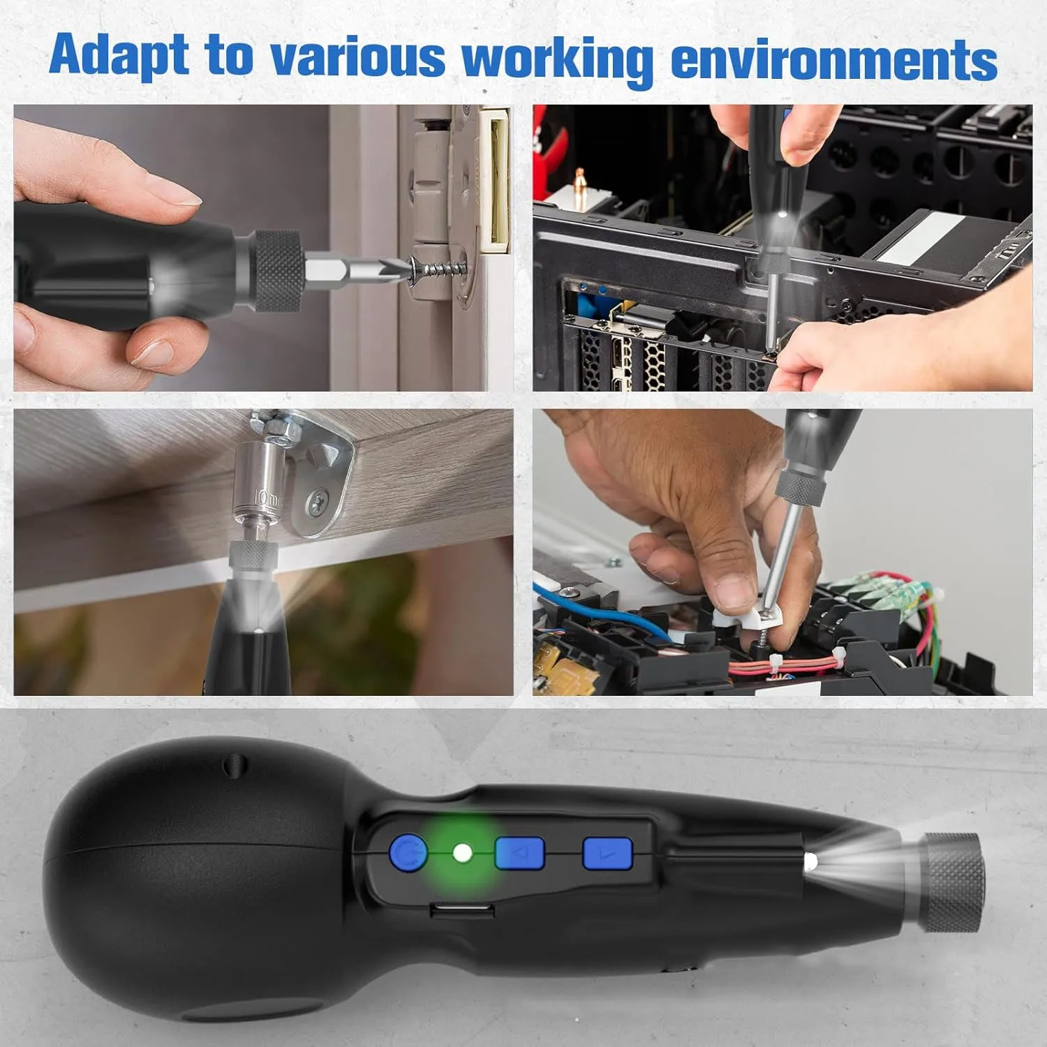 

1 комплект аккумуляторной отвертки 3,6 В, электрическая отвертка, перезаряжаемая отвертка, электрическая шариковая отвертка