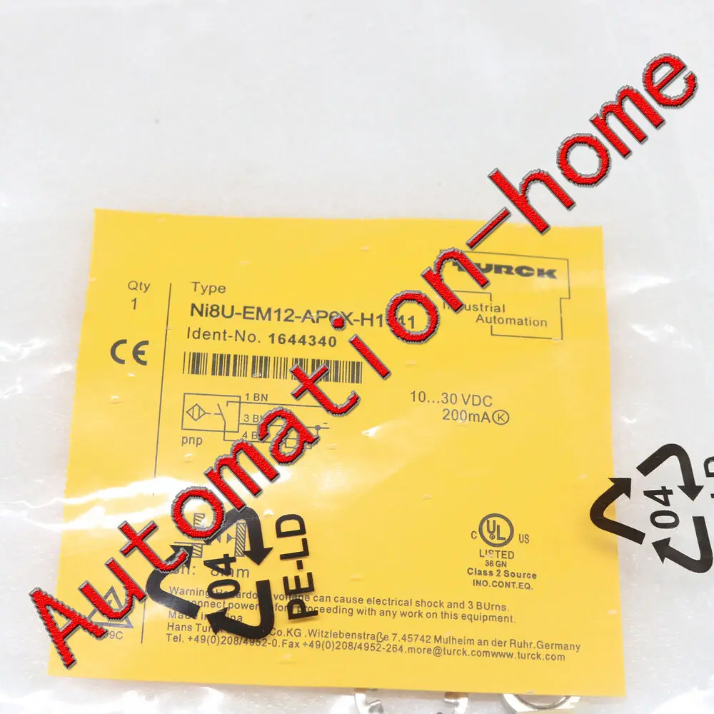 

1PC NEW TURCK NI8U-EM12-AP6X-H1141 Proximity switch FREE SHIP #YP1